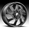 Fuel FF39D 8-Lug Gloss Black Milled Forged Dually Custom Truck Wheels 2